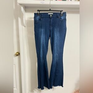 FINAL PRICE Chelsea & Violet Dark Blue Flare Jeans